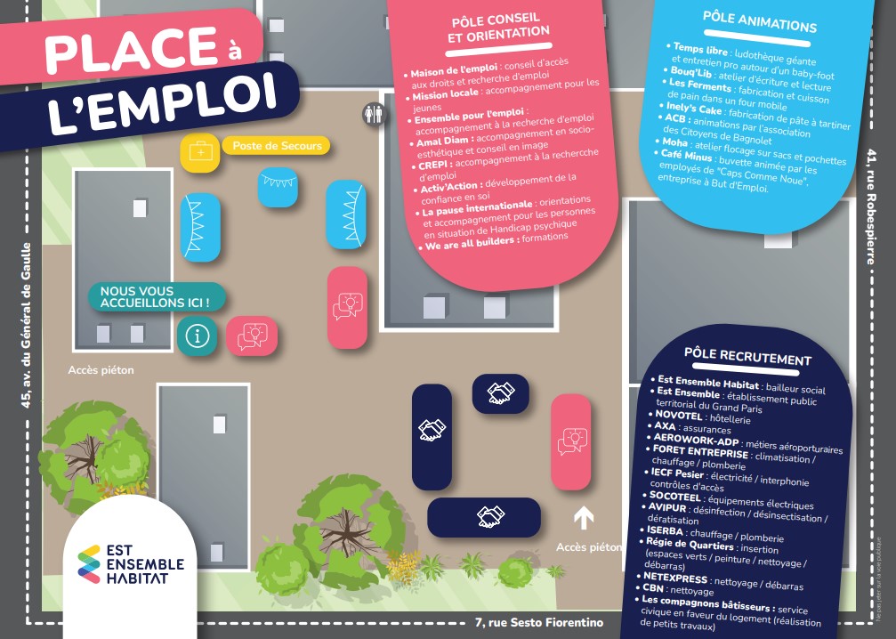 Plan Place emploi Bagnolet